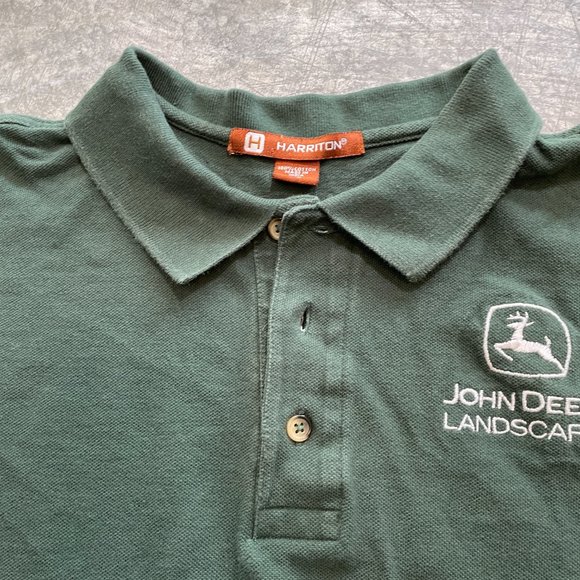Vintage Style John Deere Embroidered Polo - Picture 3 of 11